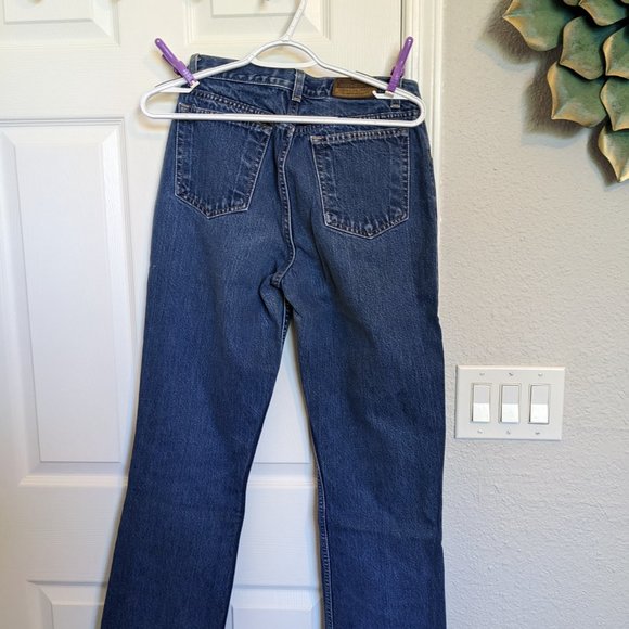 VINTAGE LIZSPORT JEANS | Stonewashed | Bootcut | 8 | EUC | 100% Cotton | POCKETS - Picture 3 of 7